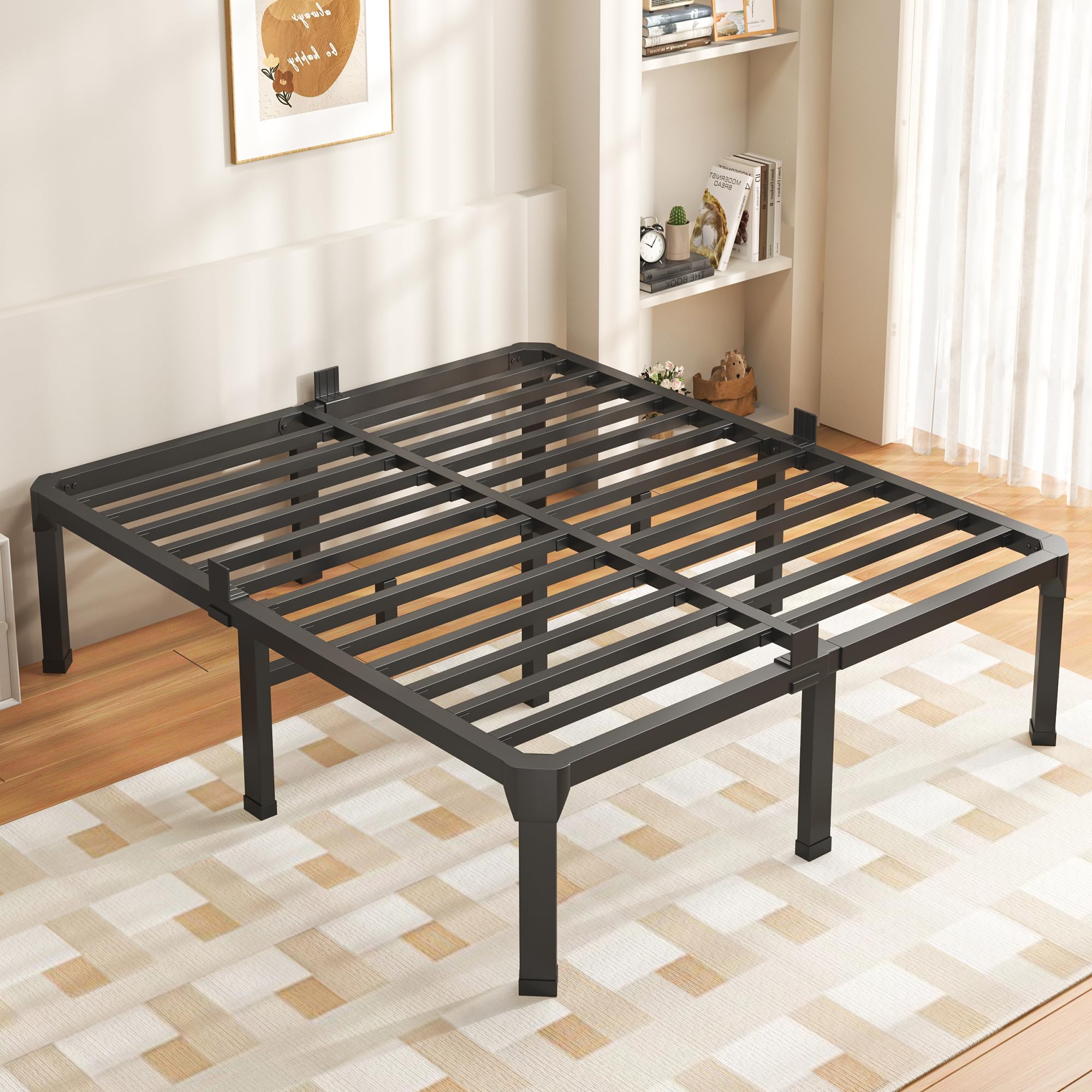 Amazon.com: ROIL 14 Inch California King Size Bed Frame with